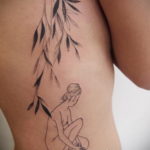 фото рисунка нежной женской тату 21.10.2019 №013 - gentle female tattoo - tatufoto.com