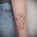 фото рисунка нежной женской тату 21.10.2019 №031 - gentle female tattoo - tatufoto.com