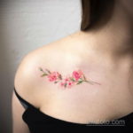 фото рисунка нежной женской тату 21.10.2019 №036 - gentle female tattoo - tatufoto.com