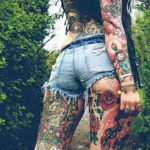 фото рисунка нежной женской тату 21.10.2019 №068 - gentle female tattoo - tatufoto.com