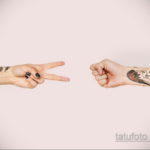 фото рисунка нежной женской тату 21.10.2019 №072 - gentle female tattoo - tatufoto.com