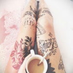 фото рисунка нежной женской тату 21.10.2019 №078 - gentle female tattoo - tatufoto.com