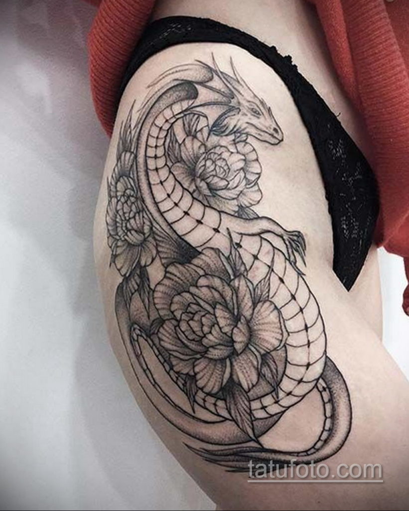 тату дракон женские 18.11.2019 № 053 -dragon tattoos for women- tatufoto.co...