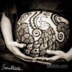 Пример временной татуировки хной на фото 11.11.2019 №053 -henna tattoo- tatufoto.com