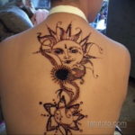 Пример временной татуировки хной на фото 11.11.2019 №056 -henna tattoo- tatufoto.com