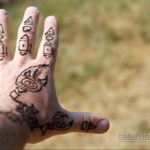 Пример временной татуировки хной на фото 11.11.2019 №099 -henna tattoo- tatufoto.com