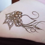 Пример временной татуировки хной на фото 11.11.2019 №101 -henna tattoo- tatufoto.com
