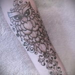 Пример временной татуировки хной на фото 11.11.2019 №114 -henna tattoo- tatufoto.com