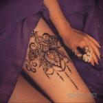 Пример временной татуировки хной на фото 11.11.2019 №141 -henna tattoo- tatufoto.com