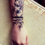 Пример временной татуировки хной на фото 11.11.2019 №202 -henna tattoo- tatufoto.com