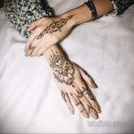Пример временной татуировки хной на фото 11.11.2019 №225 -henna tattoo- tatufoto.com