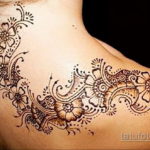 Пример временной татуировки хной на фото 11.11.2019 №228 -henna tattoo- tatufoto.com