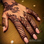 Пример временной татуировки хной на фото 11.11.2019 №244 -henna tattoo- tatufoto.com