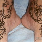 Пример временной татуировки хной на фото 11.11.2019 №266 -henna tattoo- tatufoto.com
