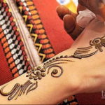 Пример временной татуировки хной на фото 11.11.2019 №272 -henna tattoo- tatufoto.com