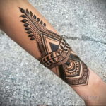 Пример временной татуировки хной на фото 11.11.2019 №293 -henna tattoo- tatufoto.com