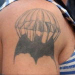 Татуировка разведки – летучая мышь 24.11.2019 №034 -bat tattoo- tatufoto.com