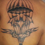 Татуировка разведки – летучая мышь 24.11.2019 №2034 -bat tattoo- tatufoto.com