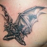 Татуировка разведки – летучая мышь 24.11.2019 №2050 -bat tattoo- tatufoto.com
