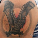 Татуировка разведки – летучая мышь 24.11.2019 №2066 -bat tattoo- tatufoto.com