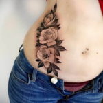 женские тату на животе 18.11.2019 №002 -women belly tattoos- tatufoto.com