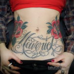 женские тату на животе 18.11.2019 №009 -women belly tattoos- tatufoto.com