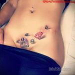 женские тату на животе 18.11.2019 №018 -women belly tattoos- tatufoto.com