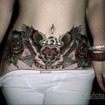 женские тату на животе 18.11.2019 №020 -women belly tattoos- tatufoto.com