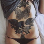 женские тату на животе 18.11.2019 №039 -women belly tattoos- tatufoto.com