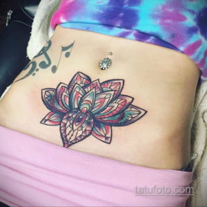 женские тату на животе 18.11.2019 №041 -women belly tattoos- tatufoto.com
