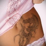женские тату на животе 18.11.2019 №044 -women belly tattoos- tatufoto.com