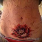 женские тату на животе 18.11.2019 №051 -women belly tattoos- tatufoto.com