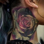 женские тату на шее 18.11.2019 №027 -women's tattoos on the neck- tatufoto.com
