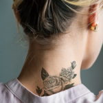 женские тату на шее 18.11.2019 №032 -women's tattoos on the neck- tatufoto.com
