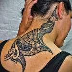 женские тату на шее 18.11.2019 №060 -women's tattoos on the neck- tatufoto.com