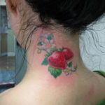 женские тату на шее 18.11.2019 №065 -women's tattoos on the neck- tatufoto.com