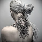 женские тату на шее 18.11.2019 №067 -women's tattoos on the neck- tatufoto.com