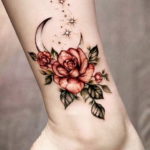 женские тату цветы 18.11.2019 №019 -female tattoo flowers- tatufoto.com
