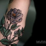 женские тату цветы 18.11.2019 №041 -female tattoo flowers- tatufoto.com