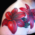 женские тату цветы 18.11.2019 №044 -female tattoo flowers- tatufoto.com
