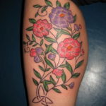 женские тату цветы 18.11.2019 №063 -female tattoo flowers- tatufoto.com