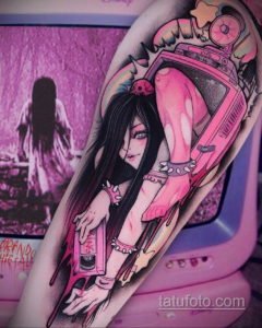 интересный рисунок татуировки на фото 18.11.2019 №519 -Interesting tattoo- tatufoto.com