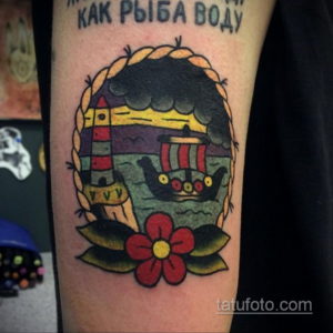 интересный рисунок татуировки на фото 18.11.2019 №526 -Interesting tattoo- tatufoto.com