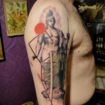 интересный рисунок татуировки на фото 18.11.2019 №686 -Interesting tattoo- tatufoto.com