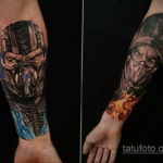 интересный рисунок татуировки на фото 18.11.2019 №689 -Interesting tattoo- tatufoto.com