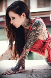 красивая девушка с татуировкой 24.11.2019 №011 -beautiful girl with a tattoo- tatufoto.com