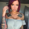 красивая девушка с татуировкой 24.11.2019 №017 -beautiful girl with a tattoo- tatufoto.com