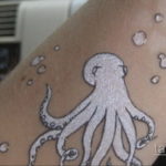 пример белого рисунка татуировки 11.11.2019 №044 -Tattoos in white- tatufoto.com
