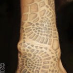 пример белого рисунка татуировки 11.11.2019 №056 -Tattoos in white- tatufoto.com