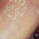 пример белого рисунка татуировки 11.11.2019 №088 -Tattoos in white- tatufoto.com